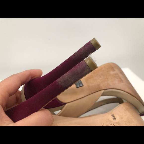 BCBGMAXAZIRIA Leather and Silk High heels - Picture 8 of 8